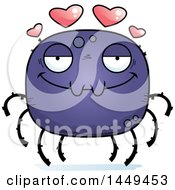 Clipart Graphic Of A Cartoon Loving Spider Character Mascot Royalty Free Vector Illustration