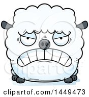 Poster, Art Print Of Cartoon Mad Sheep Character Mascot