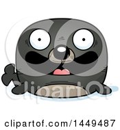 Poster, Art Print Of Cartoon Happy Seal Character Mascot