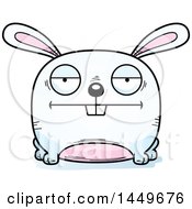 Poster, Art Print Of Cartoon Bored Bunny Rabbit Hare Character Mascot