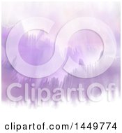 Poster, Art Print Of Purple And White Watercolor Paint Background