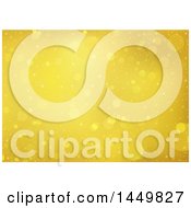 Clipart Graphic Of A Golden Bokeh Flare Background Royalty Free Vector Illustration