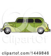 Poster, Art Print Of Vintage Green Car