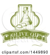 Poster, Art Print Of Green Olive Oil Design