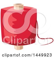 Poster, Art Print Of Spool Of Red Thread