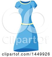 Poster, Art Print Of Sewn Blue Dress