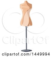 Clipart Graphic Of A Mannequin Stand Royalty Free Vector Illustration by Vector Tradition SM