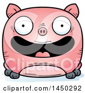 Poster, Art Print Of Cartoon Happy Pig Character Mascot