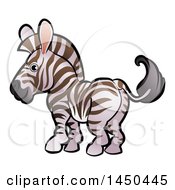 Poster, Art Print Of Cartoon Zebra