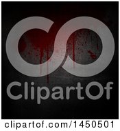 Poster, Art Print Of Metal Background With Blood