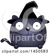 Poster, Art Print Of Cartoon Happy Witch Cat Character Mascot
