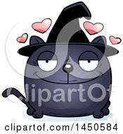 Poster, Art Print Of Cartoon Loving Witch Cat Character Mascot