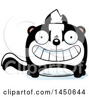Poster, Art Print Of Cartoon Grinning Skunk Character Mascot