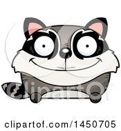 Poster, Art Print Of Cartoon Happy Raccoon Character Mascot