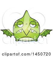 Poster, Art Print Of Cartoon Sad Pterodactyl Character Mascot