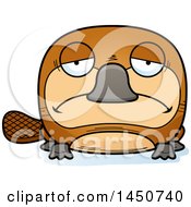 Poster, Art Print Of Cartoon Sad Platypus Character Mascot