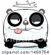 Poster, Art Print Of Cartoon Drunk Panda Character Mascot