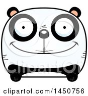 Clipart Graphic Of A Cartoon Happy Panda Character Mascot Royalty Free Vector Illustration
