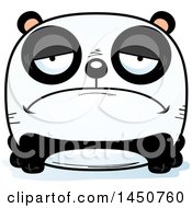Poster, Art Print Of Cartoon Sad Panda Character Mascot