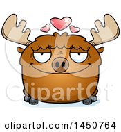 Poster, Art Print Of Cartoon Loving Moose Character Mascot