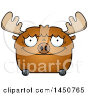 Poster, Art Print Of Cartoon Happy Moose Character Mascot