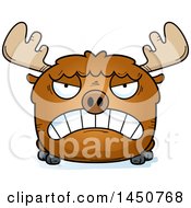 Poster, Art Print Of Cartoon Mad Moose Character Mascot