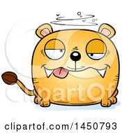 Poster, Art Print Of Cartoon Drunk Lioness Character Mascot