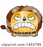 Poster, Art Print Of Cartoon Mad Male Lion Character Mascot