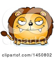 Poster, Art Print Of Cartoon Sly Male Lion Character Mascot