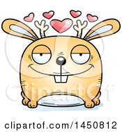 Poster, Art Print Of Cartoon Loving Jackalope Character Mascot