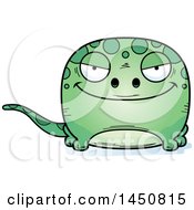 Poster, Art Print Of Cartoon Sly Gecko Character Mascot