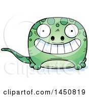 Poster, Art Print Of Cartoon Grinning Gecko Character Mascot