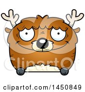 Poster, Art Print Of Cartoon Happy Deer Character Mascot