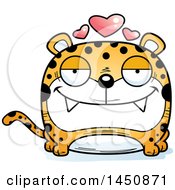 Poster, Art Print Of Cartoon Loving Leopard Character Mascot