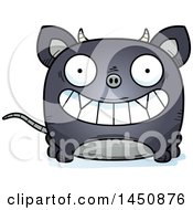 Cartoon Grinning Chupacabra Character Mascot