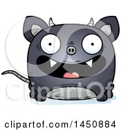 Cartoon Smiling Chupacabra Character Mascot