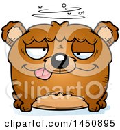 Poster, Art Print Of Cartoon Drunk Bear Character Mascot