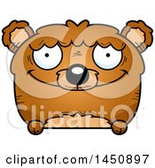Clipart Graphic Of A Cartoon Happy Bear Character Mascot Royalty Free Vector Illustration