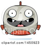 Poster, Art Print Of Cartoon Happy Piranha Fish Character Mascot