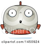 Poster, Art Print Of Cartoon Surprised Piranha Fish Character Mascot