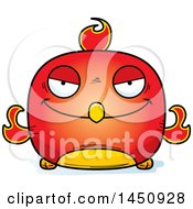 Poster, Art Print Of Cartoon Evil Phoenix Character Mascot