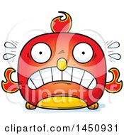 Poster, Art Print Of Cartoon Scared Phoenix Character Mascot