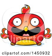 Poster, Art Print Of Cartoon Happy Phoenix Character Mascot