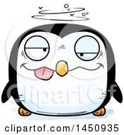 Clipart Graphic Of A Cartoon Drunk Penguin Bird Character Mascot Royalty Free Vector Illustration