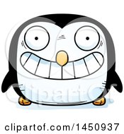 Clipart Graphic Of A Cartoon Grinning Penguin Bird Character Mascot Royalty Free Vector Illustration