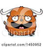 Poster, Art Print Of Cartoon Happy Ox Character Mascot
