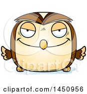 Poster, Art Print Of Cartoon Evil Owl Character Mascot