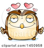 Poster, Art Print Of Cartoon Loving Owl Character Mascot