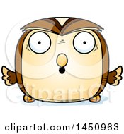 Poster, Art Print Of Cartoon Surprised Owl Character Mascot