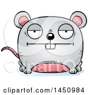 Clipart Graphic Of A Cartoon Bored Mouse Character Mascot Royalty Free Vector Illustration